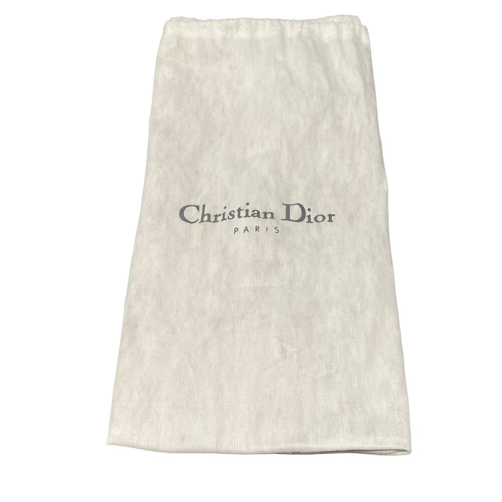 Christian Dior Street Chic/Trotter Shoulder Bag Beige Brown Jacquard Leather - Picture 8 of 15